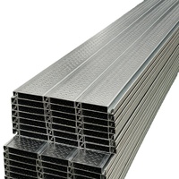 Tôle de plancher en acier galvanisé profilé |   Panneau sans béton requis pour la construction de plateformes de mezzanines en acier