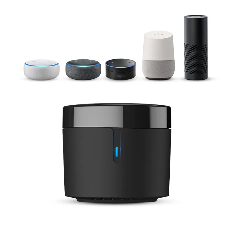 Smart home Alexa New Products BroadLink RM4 mini wifi smart ir remote voice control wifi ir blaster smart life wifi module OEM