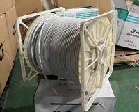 Kabel jaringan tipis 10Gbps Cat7 kucing 8 S/FTP 305m BC tembaga murni Internet kucing 7 kabel lan CM