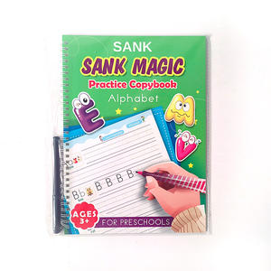 Cuadernos <span class=keywords><strong>de</strong></span> Práctica <span class=keywords><strong>de</strong></span> Escritura para Niños <span class=keywords><strong>en</strong></span> Edad Preescolar, Libros Educativos <span class=keywords><strong>de</strong></span> Aprendizaje, Cuadernos <span class=keywords><strong>de</strong></span> Caligrafía - Product Image 1