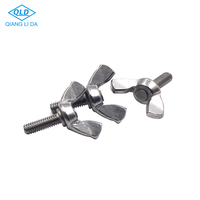 Vis à tête papillon en acier inoxydable 304/316, M3-M12, 16 mm, haute praticité