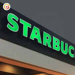 JAGUARSIGN-letrero con letras en 3D para cafetería, tablero con nombre de tienda, diseño de Beleuchtet, letrero de café iluminado, PublicitR para Boutiques