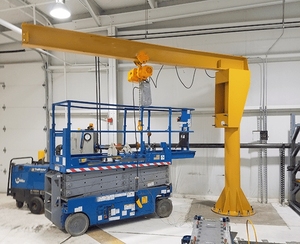 Grúa Giratoria de Columna Pequeña de 360 Grados, Portátil, de 0.5 Toneladas, 1 Tonelada, 2 Toneladas, 3 Toneladas, en Venta, Grúa Giratoria para Taller y Construcción - Product Image 1