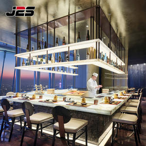 Tabouret haut en acier inoxydable et cuir bleu marine, mobilier <span class=keywords><strong>de</strong></span> bar et <span class=keywords><strong>de</strong></span> restaurant moderne et écologique J2S, pour discothèque, salon VIP - Product Image 5