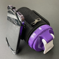 Sac à bandoulière universel personnalisé pour bouteille d'eau avec étui de téléphone portable rotatif pour le sport en plein air, brassard pour tous les téléphones mobiles
