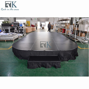 เวทีงานแต่งงาน งานเลี้ยง ขนาด 4x4 ฟุต เวทีจัดงานในร่ม เวทีพับได้สำหรับโรงแรม โรงเรียน - Product Image 4