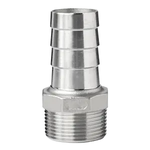 Quick Install 304 316 Stainless Steel Threaded Fittings Hose Adapters Pipe Fitting