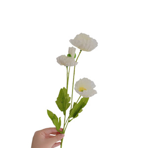 Flores de Amapola Artificiales de Seda, Realistas, para Decoración de Bodas y Hogar, Accesorios de Fotografía, Multicolores - Product Image 4