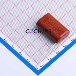 Condensador de Película de Polipropileno (CBB) W312J105JS8L00A0HC, Componente de Orificio Pasante (THT), P=27mm 1uF 5% 630V - Product Image 1