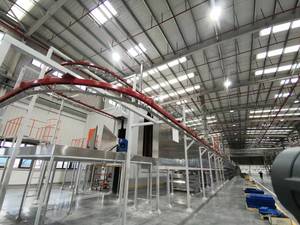 Moteur de pompe intégré intelligent Technologie PLC Ligne de revêtement en poudre de substrat de fer Four de séchage Équipement de peinture Four de polymérisation Machine - Product Image 6