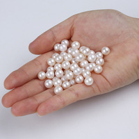 8-8.5mm 4A Grade Akoya chinois rond blanc naturel perles d'eau douce en vrac perles d'eau douce de haute qualité