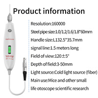 1.0/1.2/1.6/1.8mm Ultra-petit blanc souris Otoscope Endoscope caméra détection Portable détecteur d'oreille