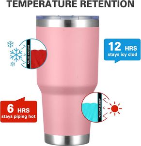 Mug de voyage isotherme en acier inoxydable de 20 oz avec couvercle, personnalisable avec logo, qualité professionnelle, vente en gros - Product Image 4