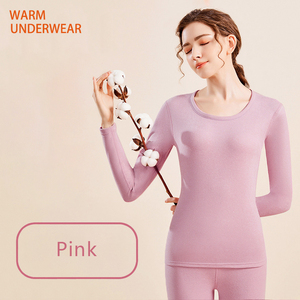 Biancheria intima termica più pelliccia biancheria intima calda <span class=keywords><strong>donna</strong></span> Set abbigliamento termico <span class=keywords><strong>donna</strong></span> 2 pezzi vestiti caldi da <span class=keywords><strong>donna</strong></span> - Product Image 3