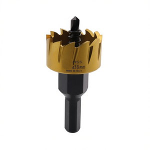 Lame de scie cloche HSS 38 mm revêtue de titane pour perçage du bois et du métal - Product Image 2