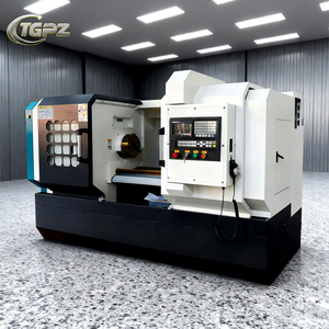 Mesin Bubut <span class=keywords><strong>CNC</strong></span> Flat Bed Bersertifikasi CE CK6140 Sistem Kontrol GSK Presisi Tinggi Multi-Fungsi untuk Pembuatan Part Kompleks - Product Image 2