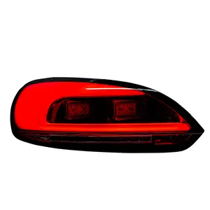 Đèn xe cho VW Scirocco đuôi đèn 2009 2014 khói năng động Led Đuôi Đèn LED DRL tín hiệu phanh ngược cao chùm máy chiếu L