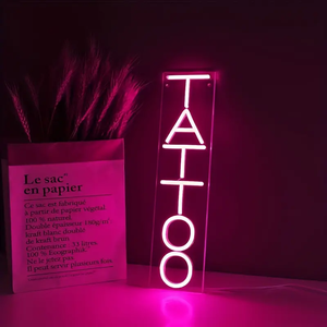 Livraison rapide Dropshipping Decoracion Lettrage Lumière Logo Tatouage Enseigne Au Néon Neon Lights Drop Shipping <span class=keywords><strong>Pour</strong></span> La Fête - Product Image 5