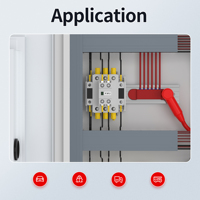 Couvre- Bornes de Connexion 1/0AWG-4/0AWG, Isolants en Silicone Rouge et Noir pour Bornes d'Alternateur et de Batterie