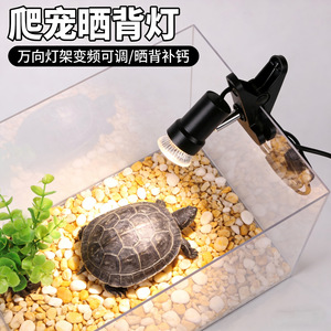 Reptile Basking Lamp UVA Heating Calcium Supplement Turtle Tank Pet <b>Light</b> Stainless Steel ABS Durable Clamp Mount - Product Image 5
