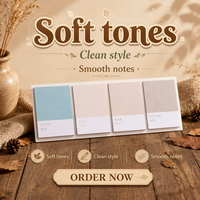 Bloc-notes personnalisé mignon et kawaii, impression couleur, bloc-notes de bureau, ensemble de notes autocollantes, vente chaude