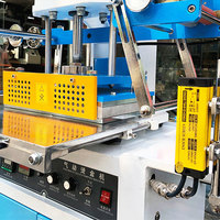 Machine pneumatique automatique de pressage de dorure de machine de estampage à chaud de feuille pour le gaufrage de cuir de carte/portefeuille/sac/ordinateur portable