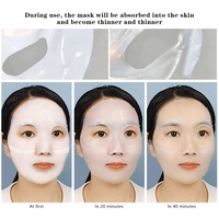 Masque de nuit hydratant, raffermissant et éclaircissant en hydrogel bio-cellulose, marque privée OEM, vente en gros de produits de soin de la peau