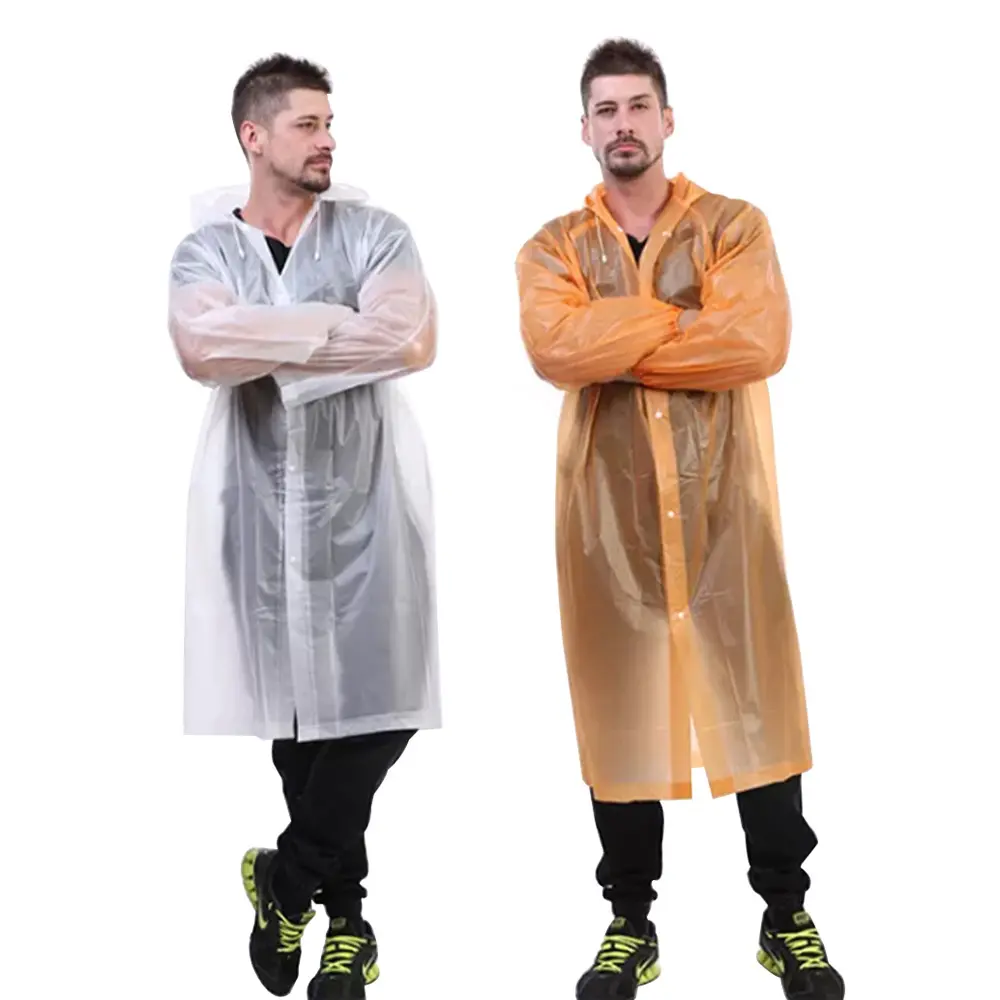 Fábrica Atacado Descartável Barato Chuva Poncho Suit Para Adultos