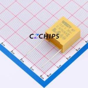 Condensador de Seguridad W42Q3105KM8L00A0W0, Componente de Montaje en Orificio (THT), P=15mm 1uF 10% 310V X2 - Product Image 1