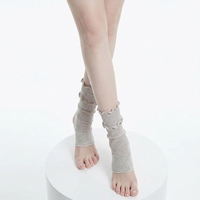 Nouveauté 2026 : Chaussettes en coton fines et respirantes pour femme, style basse, avec étrier, mi-mollet, tricotées pour l'été, couleur unie, usage quotidien, tendance