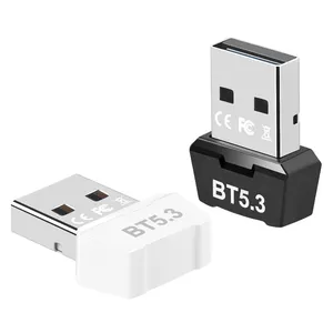 Usb bt 5.3 מתאם dongle עבור רמקול למחשב אלחוטי רמקול מוסיקה משדר שמע מקלט