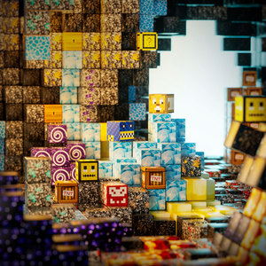 Mine 100 Piezas de Cubos Magnéticos Coloridos, Bloques de Construcción Magnéticos para Edades de 4 a 6 Años, Juego de Mundo Magnético de Plástico, Certificado EN71 - Product Image 1