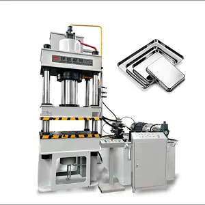 Stainless steel SS cookware making machine work production line hydraulic press for making pot
