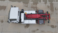 Camion à bras de ramassage YUEJIN 4x2 en promotion avec station de compactage des déchets, solution de système de transfert
