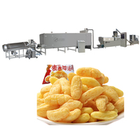 Machine à extruder des snacks de maïs certifiée CE, entièrement automatique, pour snacks de riz, extrudeuse de snacks de maïs, vente, fournisseur d'usine