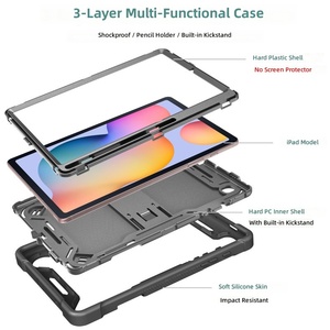Étui pour tablette <span class=keywords><strong>Tab</strong></span> S6 Lite compatible avec <span class=keywords><strong>A8</strong></span> X200, support en silicone PC, T500, protection anti-chute, fabriqué en Chine - Product Image 3