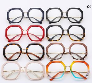 Lunettes de lecture carrées polygone Anti-lumière bleue pour femmes, mode <span class=keywords><strong>2023</strong></span> marque de luxe Design lunettes transparentes pour femmes monture de lunettes - Product Image 6