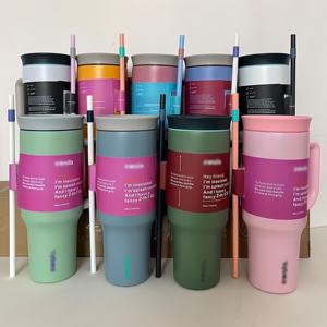 Vaso Térmico de Acero Inoxidable de Doble Pared, Aislado al Vacío, para Oficina, Gran Capacidad, Antiderrames, Portátil, con Asa - Product Image 1