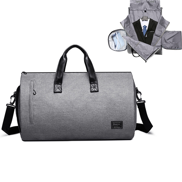 Personnalisé de luxe polyester pliable sac de voyage hommes