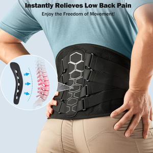 Protección de cintura ejercicio cinturón para correr alivio del dolor de espalda para adultos cinturón de soporte de cintura <span class=keywords><strong>ortopedista</strong></span> recomienda cinturón de protección de cintura - Product Image 2