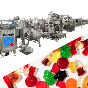 Automatic Large Capacity Jelly Gummy Bear Candy Making Machine