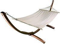 Hamac en bois Offre Spéciale Danlong Support de chaise Hamac double réglable avec support en bois Extérieur