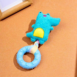 Jouet à mâcher couineur en TPR résistant aux morsures pour chiens et chats, pour <span class=keywords><strong>la</strong></span> dentition et le nettoyage des dents - Product Image 1