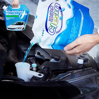 Usine personnalisée 1 gallon étanche voiture lave-glace liquide Doypack Auto détaillant lavage shampooing nettoyant bec pochette sacs vides