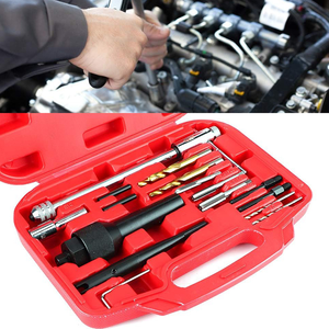 Garagem 16PCS <span class=keywords><strong>Glow</strong></span> <span class=keywords><strong>Plug</strong></span> Remoção Remover <span class=keywords><strong>Tool</strong></span> Set Kit para Danificado Quebrado 8mm 10mm <span class=keywords><strong>Glow</strong></span> Plugs - Product Image 2