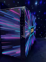 RGX Offre Spéciale Extérieur Étanche Cabine de DJ Écran Led Personnalisé Fête d'Anniversaire Mariage Victoire Banquet DJ Affichage Led Portable