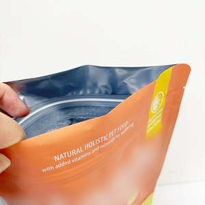 Pochette en Mylar à fond plat de marque Taiwan sacs en plastique à fermeture éclair étanches à l'humidité de première qualité pour la nourriture pour chiens de compagnie - Product Image 6