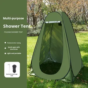 Foreign Trade Four-season Waterproof Camping Changing Toilet <strong>Tent</strong> Outdoor Portable Thickened Polyester 4 Ground Pegs - Product Image 4
