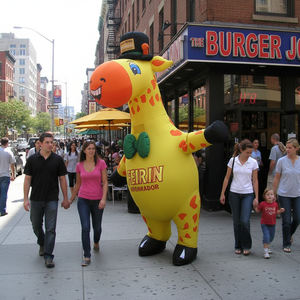 Patung Tiup Airvon Pink Pony, Atraksi Bergaya Awan yang Lucu untuk Promosi Acara - Product Image 2