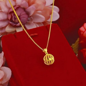 สินค้าไลฟ์สด: สร้อยคอทรงกลมสุดหรูสำหรับผู้หญิง, สร้อยคอประดับลูกปัดนำโชคแบบโปร่ง, สไตล์เฉพาะกลุ่ม, อเนกประสงค์, สไตล์เกาหลี - Product Image 2